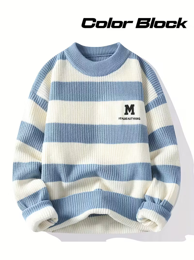 ™ Men’s Bold Street Knit Pullover — Modern Warmth. Effortless Cool. ❄️ Premium fit, soft feel, breathable comfort, everyday style for men