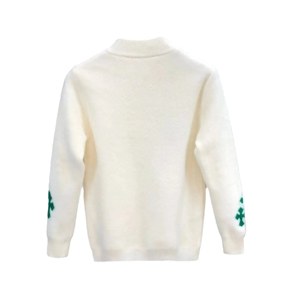 Quality Mink Velvet Knitted Sweater round Neck Men's Autumn Winter Casual Fashionable Youth Student Knitwear Comfortable Sweatsh