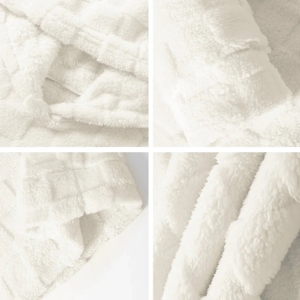 Men's autumn and winter thickened hooded plush pullover, with embroidered letter prints, suitable for outdoor activities