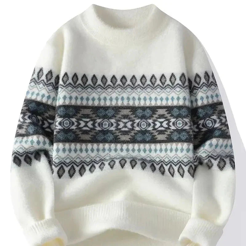 2024 winter new style men's sweater knitted long sleeve Men Sweaters Thicken Warm wool pullovers Sweater male clothing M-4XL