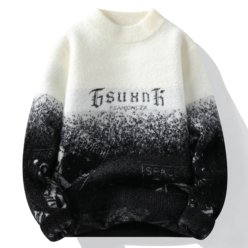 Pullovers Men's Clothing Sweater For Men Autumn Fashion Men's Sweat-shirt Knit Casual Hombre Warm Solid Spring Male Streetwear