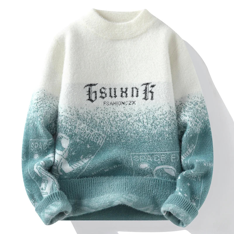 Pullovers Men's Clothing Sweater For Men Autumn Fashion Men's Sweat-shirt Knit Casual Hombre Warm Solid Spring Male Streetwear